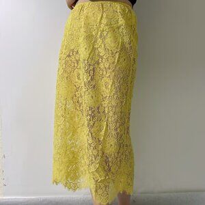 Nandi Lace Skirt - Daffodil Yellow